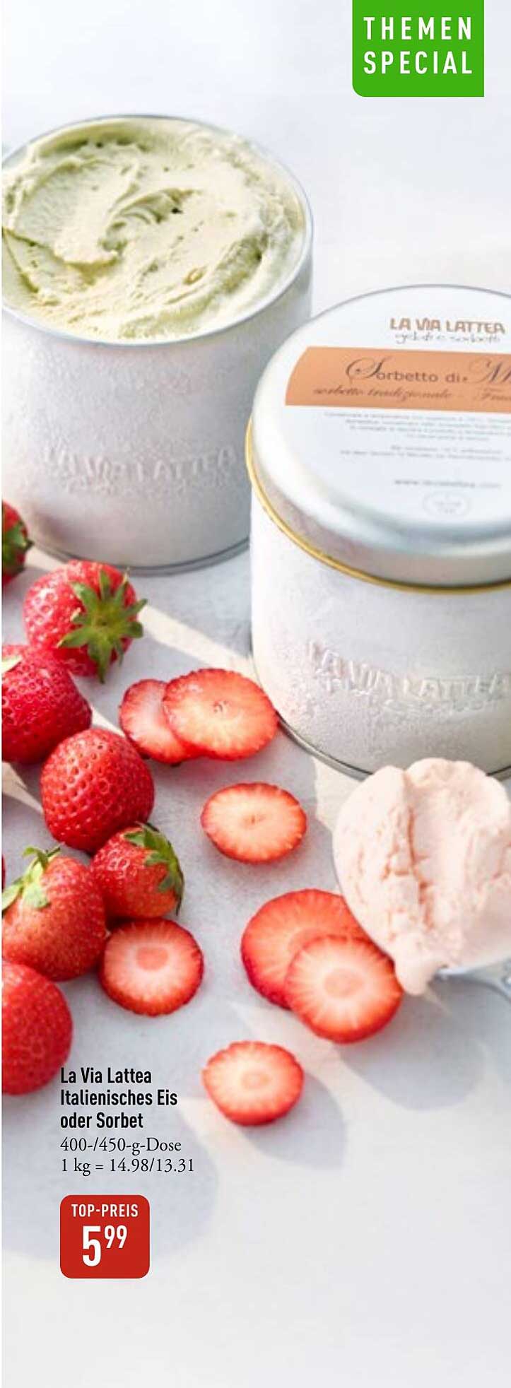 La Via Lattea Italienisches Eis oder Sorbet