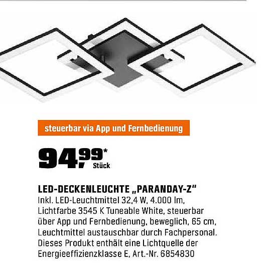LED-Deckenleuchte „Paranday-Z“