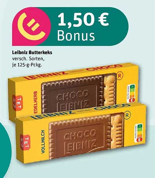 Leibniz Butterkekse 125 g-Packungen