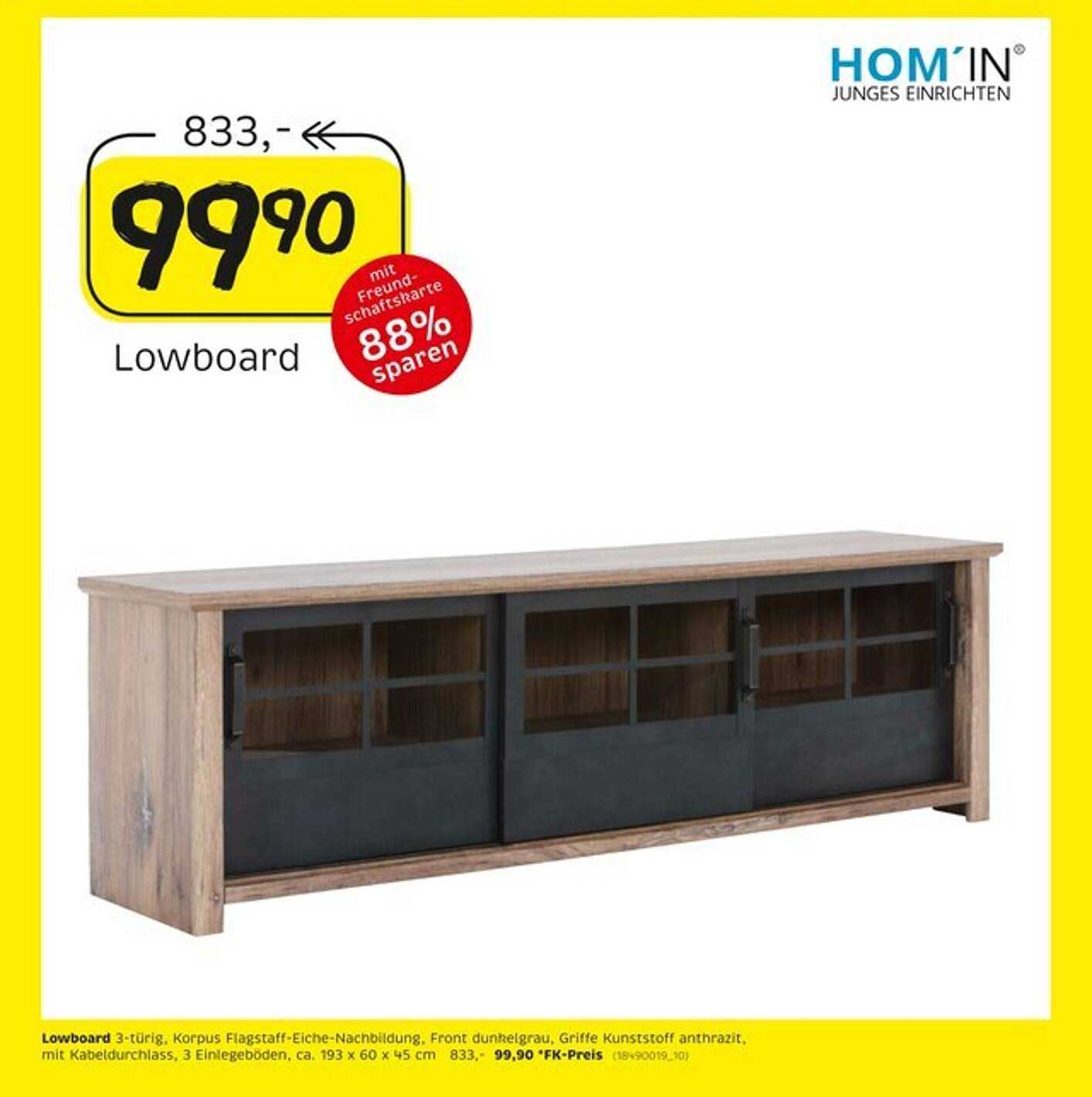 Lowboard 3-türig – jetzt zum absoluten Schnäppchenpreis!