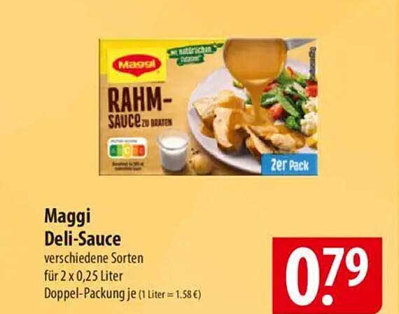Maggi Deli-Sauce - verschiedene Sorten (2 x 0,25 Liter)