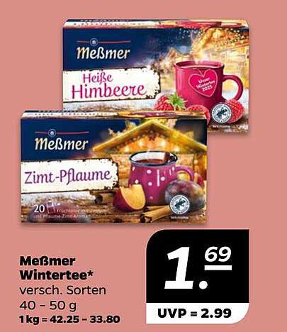 Meßmer Wintertee – Verschiedene Sorten