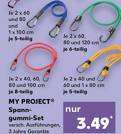 MY PROJECT® Spann-Gummi-Set - verschiedene Ausführungen