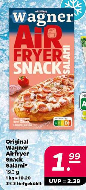 Original Wagner Airfryer Snack Salami