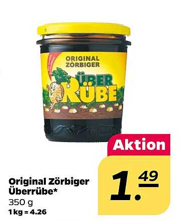 Original Zörbiger Überrübe 350 g