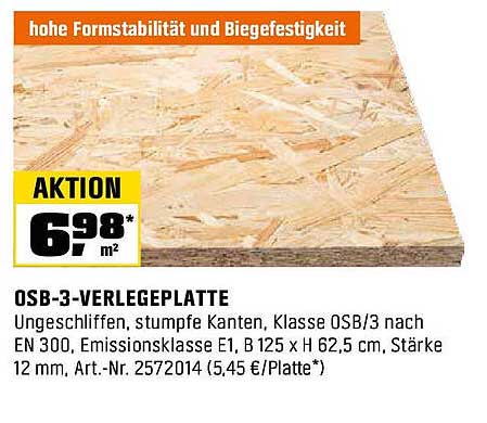OSB-3-Verlegeplatte