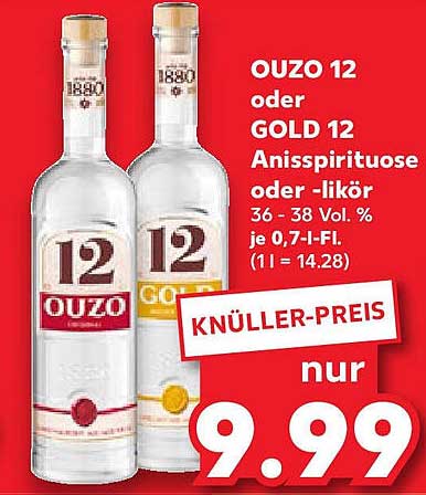 Faszinierend Ouzo 12 Gold Oder Rot Ebenbild