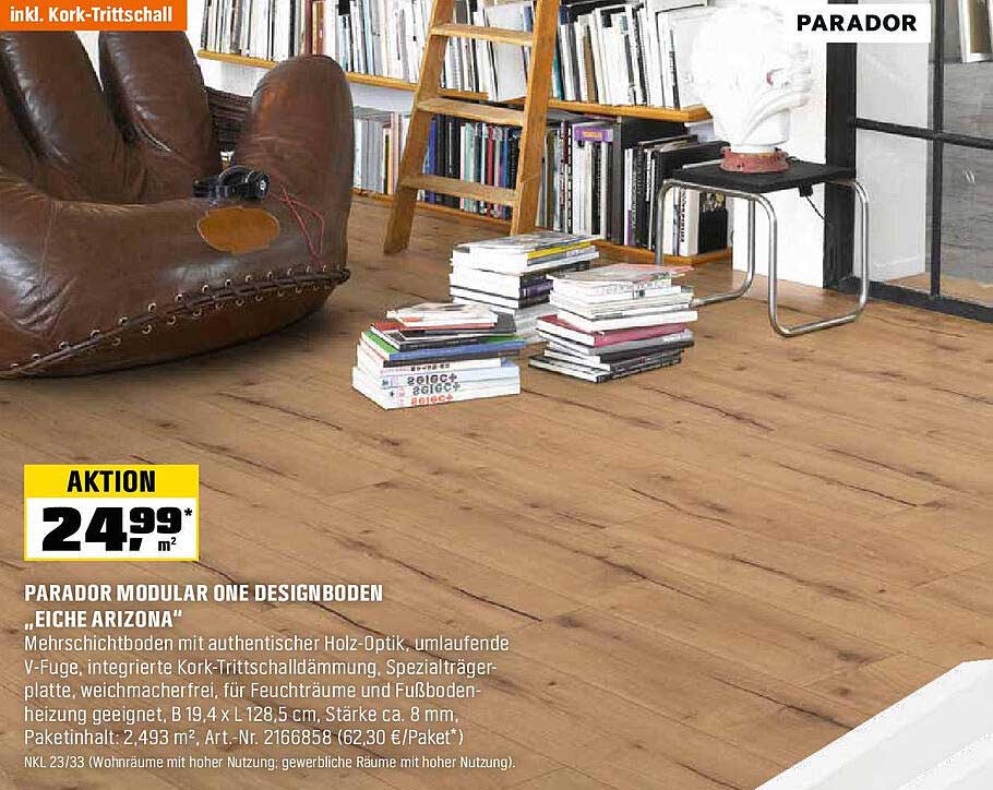 PARADOR MODULAR ONE DESIGNBODEN „EICHE ARIZONA“