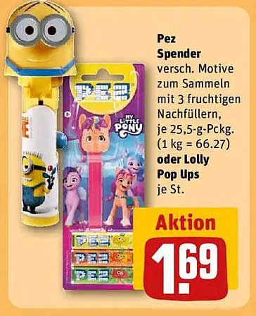 Pez Spender - Verschiedene Motive zum Sammeln