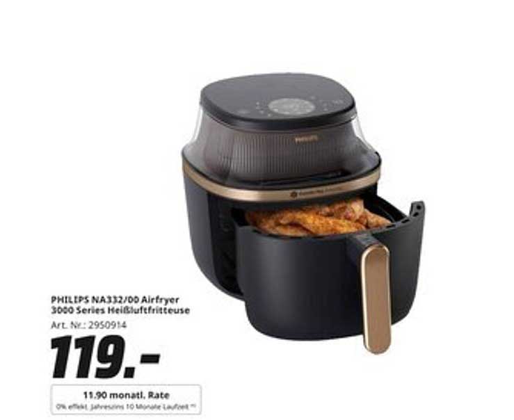 PHILIPS NA332/00 Airfryer 3000 Series Heißluftfritteuse