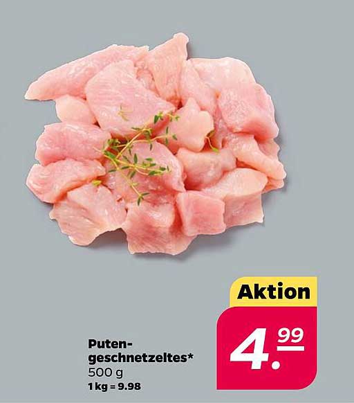 Puten-Geschnetzeltes 500 g - Aktion