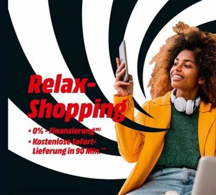 Relax-Shopping mit 0% Finanzierung und kostenloser Sofort-Lieferung