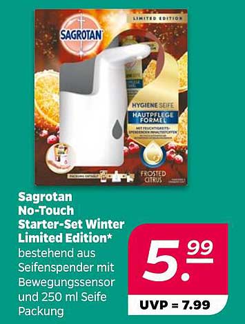 Sagrotan No-Touch Starter-Set Winter Limited Edition