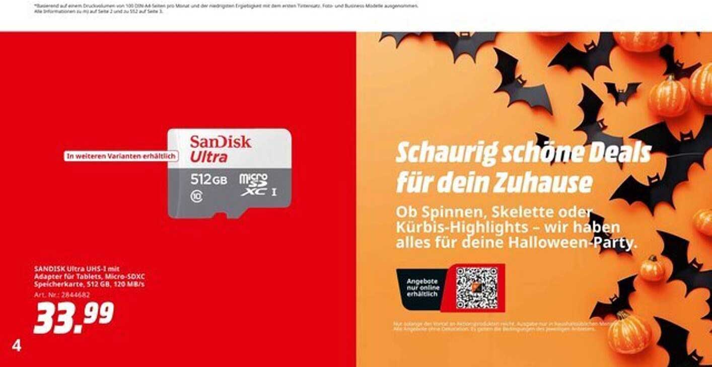 SanDisk Ultra 512GB microSDXC Speicherkarte mit Adapter