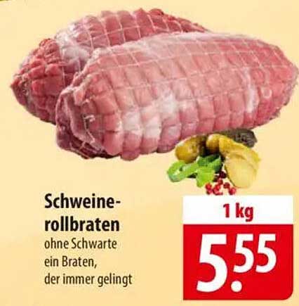 Schweine-Rollbraten ohne Schwarte
