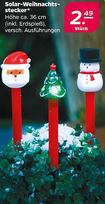 Solar-Weihnachtsstecker – Verschiedene Ausführungen