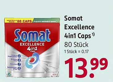 Somat Excellence 4in1 Caps 80 Stück