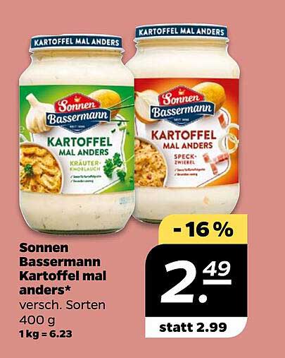 Sonnen Bassermann Kartoffel mal anders - verschiedene Sorten