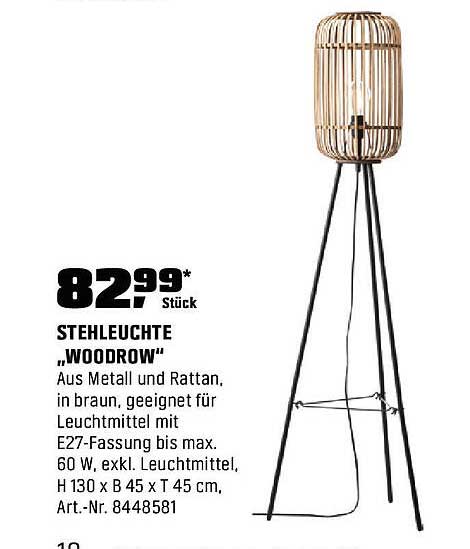 Stehleuchte „Woodrow“