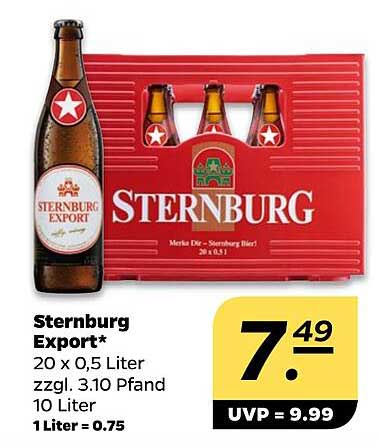 Sternburg Export – 20 x 0,5 Liter