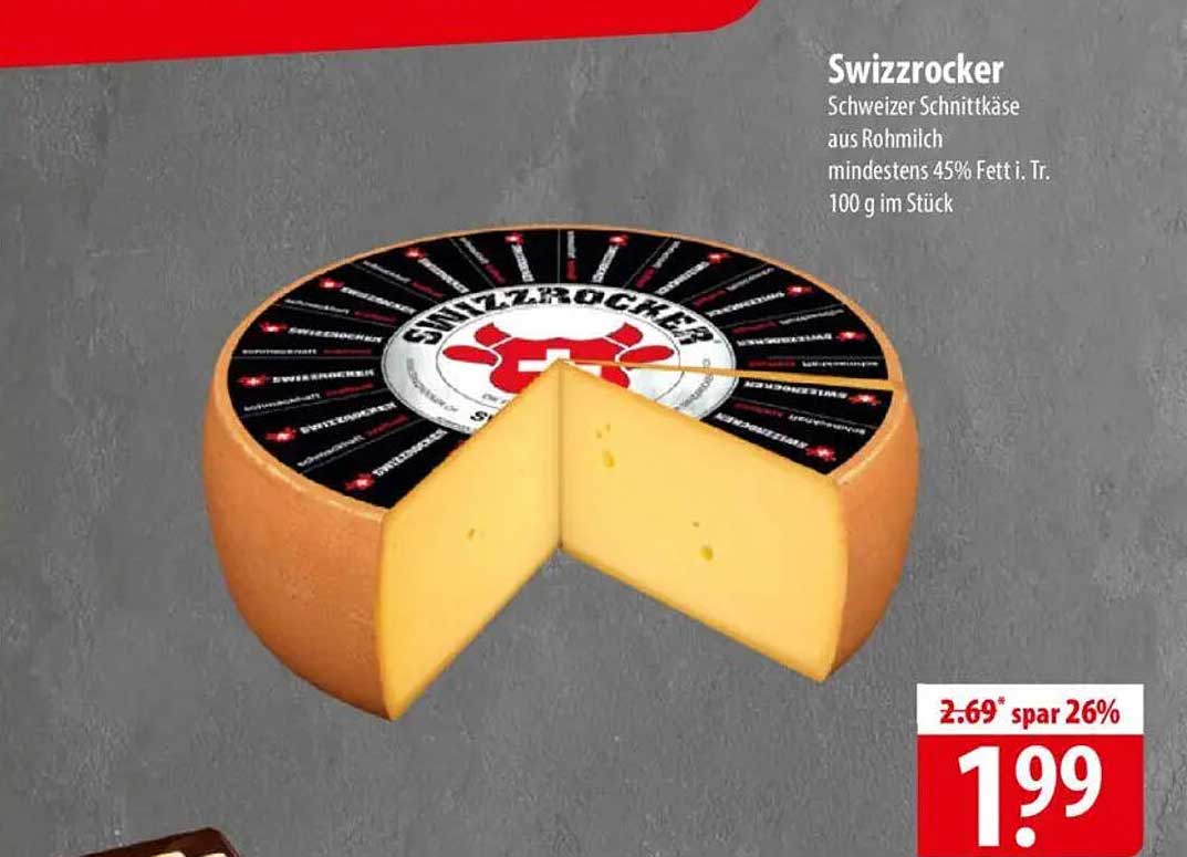Swizzrocker Schweizer Schnittkäse aus Rohmilch