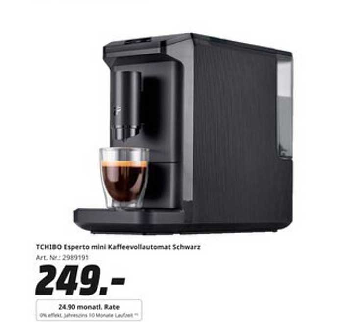 TCHIBO Espertо mini Kaffeevollautomat Schwarz