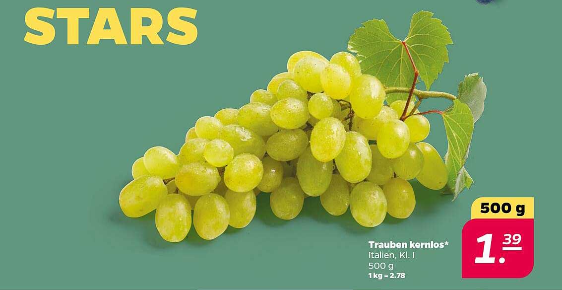 Trauben kernlos* Italien, Kl. I