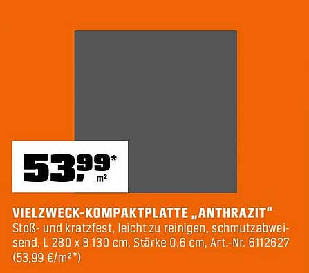 VIELZWECK-KOMPAKTPLATTE „ANTHRAZIT“