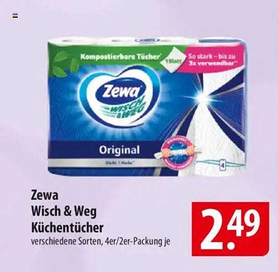 Zewa Wisch & Weg Küchentücher
