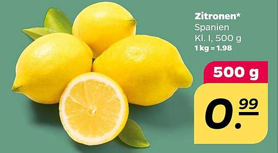 Zitronen* Spanien Kl. I, 500 g