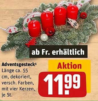 Adventsgesteck