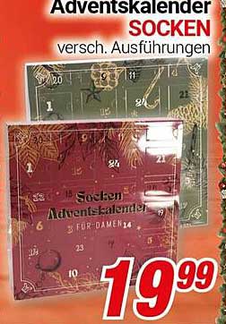 Adventskalender Socken - verschiedene Ausführungen