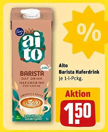 Aito Barista Haferdrink je 1-L-Pckg.