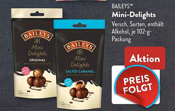 BAILEYS™ Mini-Delights – Verschiedene Sorten, 102-g-Packung