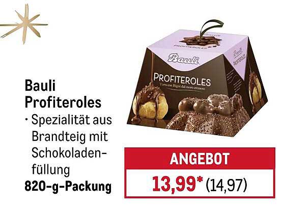 Bauli Profiteroles 820-g-Packung