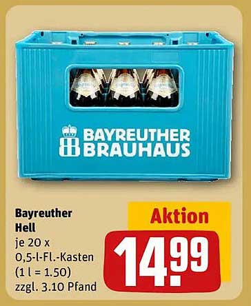 Bayreuther Hell Kasten - 20 x 0,5 l