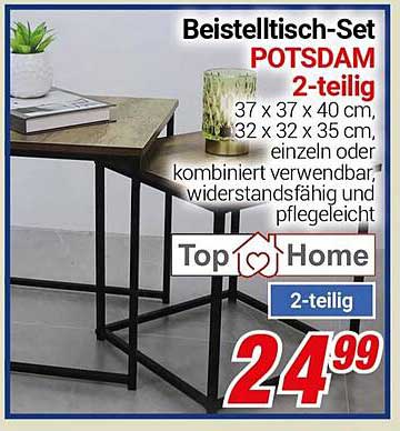 Beistelltisch-Set POTSDAM 2-teilig