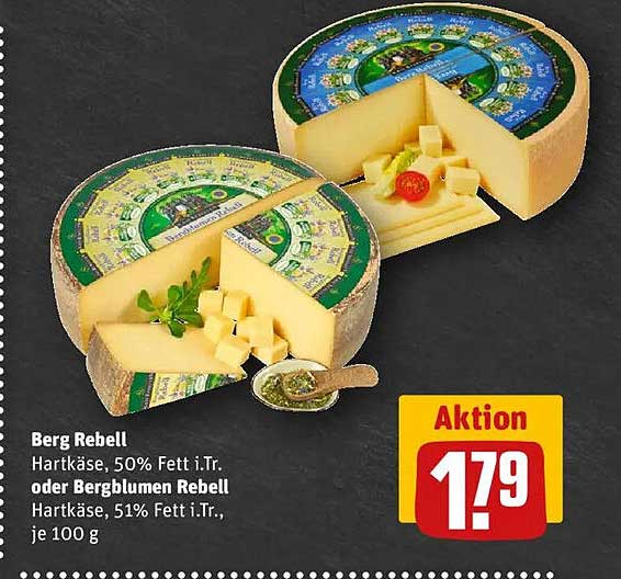 Berg Rebell Hartkäse - Aktion bis zum 23.11.2025!
