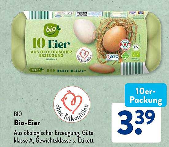 BIO Bio-Eier 10er-Packung