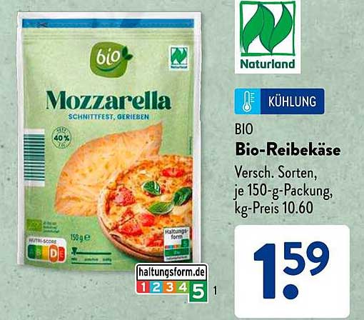 BIO Bio-Reibekäse 150g