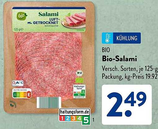 BIO Bio-Salami 125 g