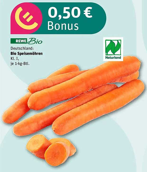 Bio Speisemöhren 1-kg-Btl. - REWE Kaufpark-Prospekt
