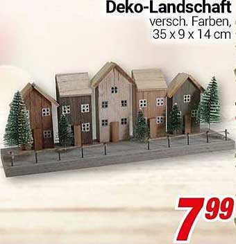 Deko-Landschaft - vielseitige Weihnachtsdeko in verschiedenen Farben