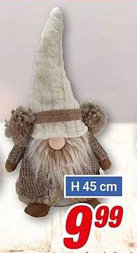 Dekorativer Wichtel mit einer Höhe von 45 cm – nur für kurze Zeit!