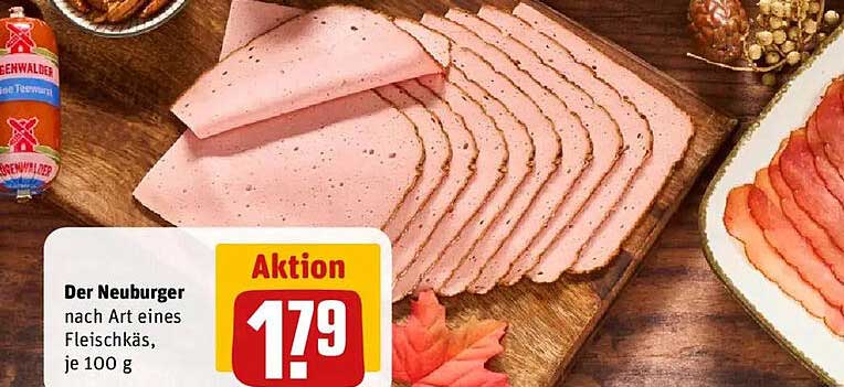 Der Neuburger nach Art eines Fleischkäse, je 100 g