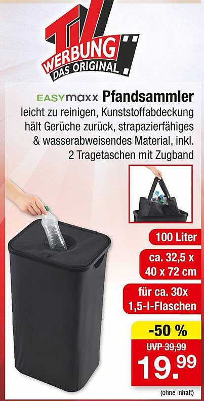 EASYmaxx Pfandsammler