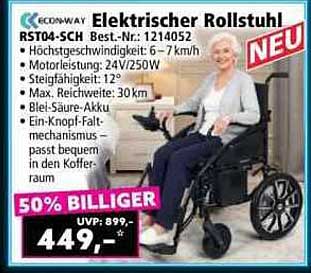 Elektrischer Rollstuhl RST04-SCH