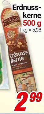Erdnusskerne 500 g - Bird's Best