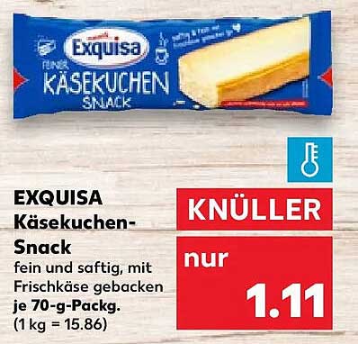 EXQUISA Käsekuchen-Snack