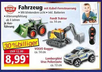 Fahrzeug mit Kabel-Fernsteuerung - 30% günstiger!